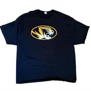 Hanes Mizzou Tigers oval logo tee, black – Men’s 3XL